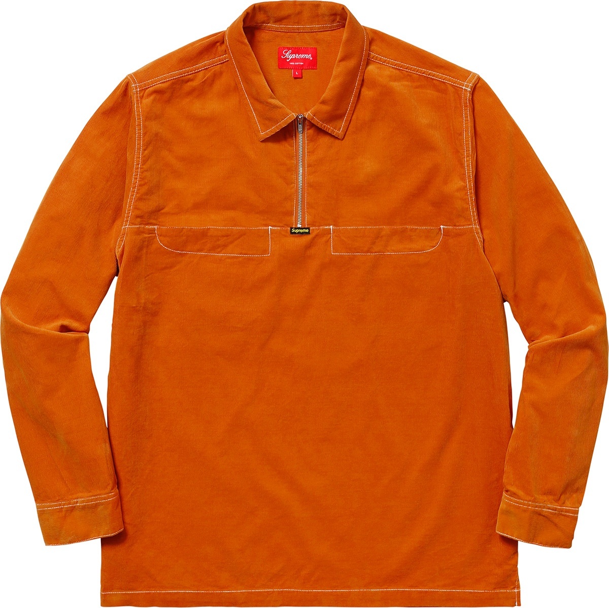 Corduroy Half Zip Shirt view 2
